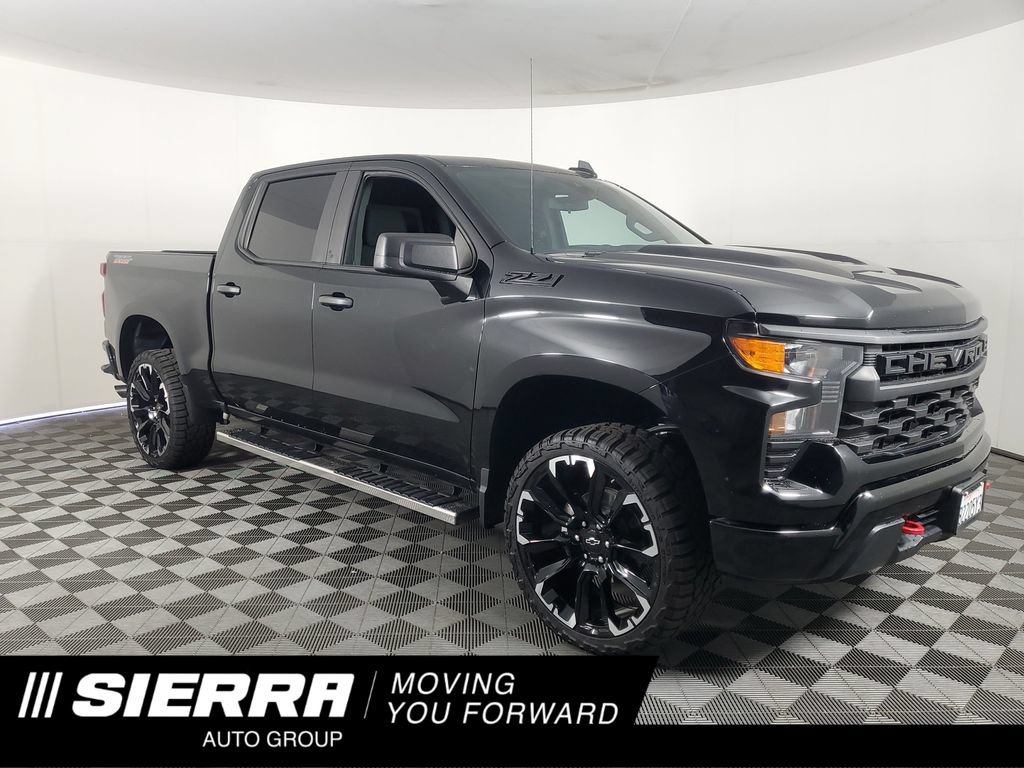 Used 2024 Chevrolet Silverado 1500 Custom Trail Boss w/ LPO, Dark Essentials Package