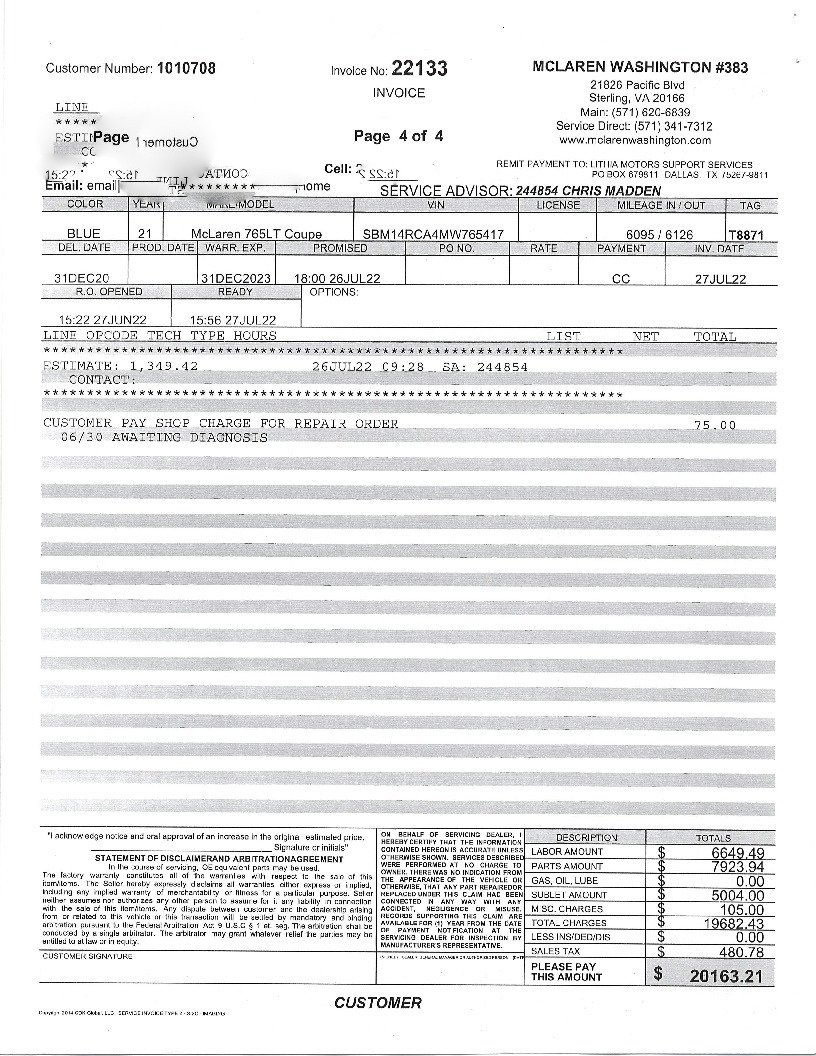 Used 2021 McLaren 765LT photo 48