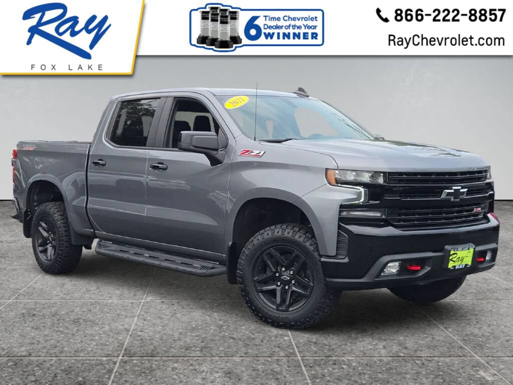 Certified 2021 Chevrolet Silverado 1500 LT Trail Boss w/ LPO, Dark Essentials Package