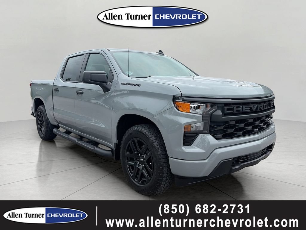 Used 2024 Chevrolet Silverado 1500 Custom w/ Turbomax Blackout Package