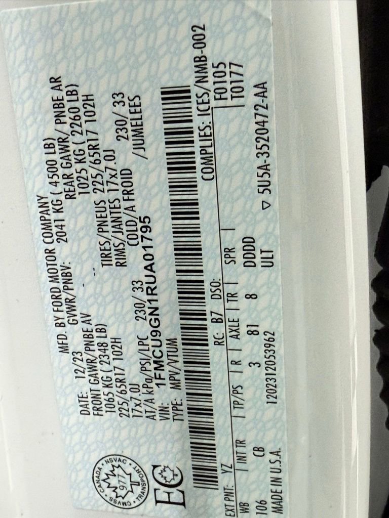 2024 Ford Escape Active