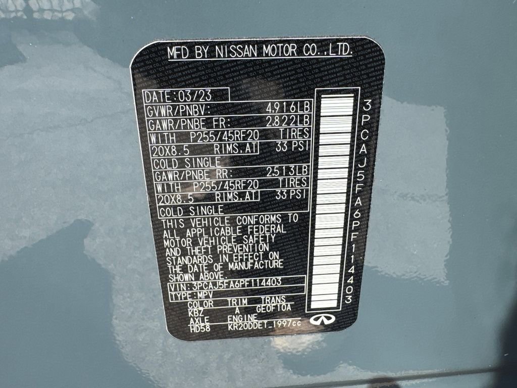 2023 INFINITI Qx50 Sport