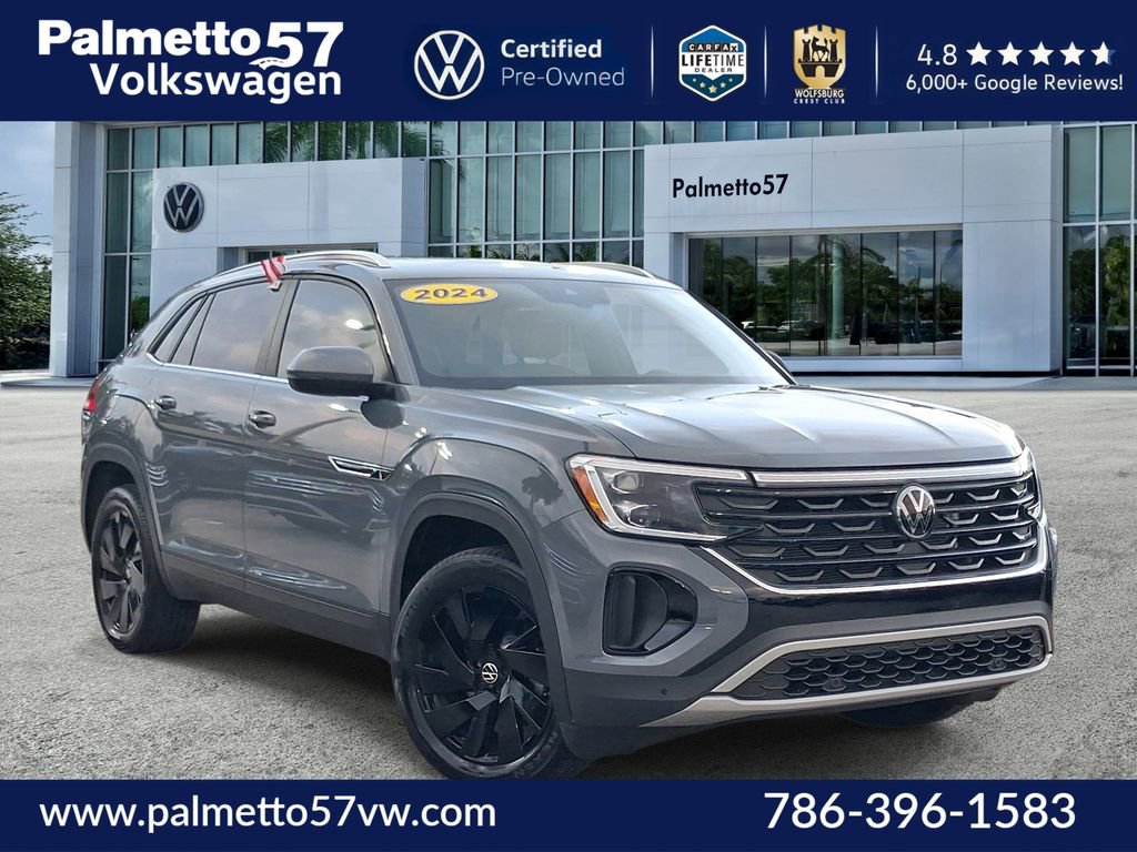 Used 2024 Volkswagen Atlas Cross Sport SE w/ Panoramic Sunroof Package