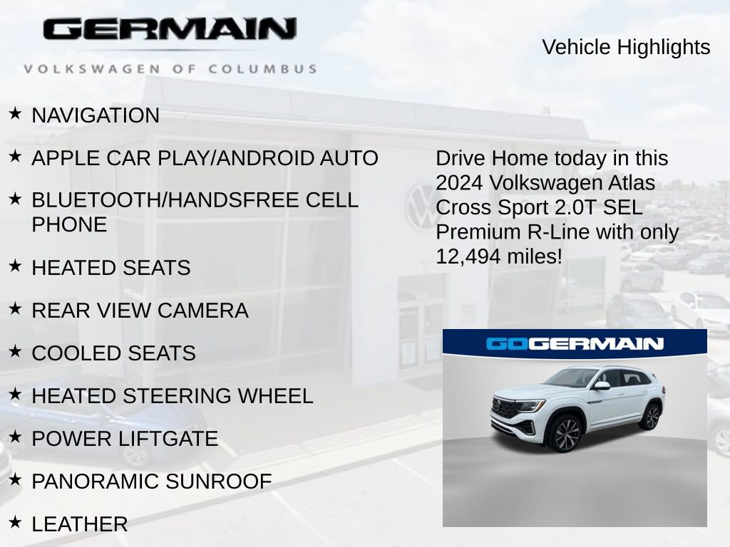 2024 Volkswagen Atlas Cross Sport SEL Premium R-Line