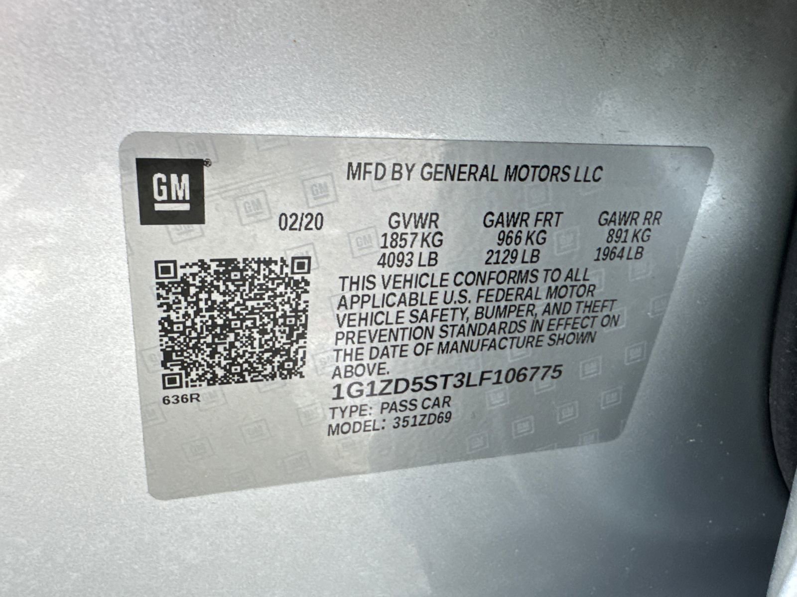 2020 Chevrolet Malibu LT