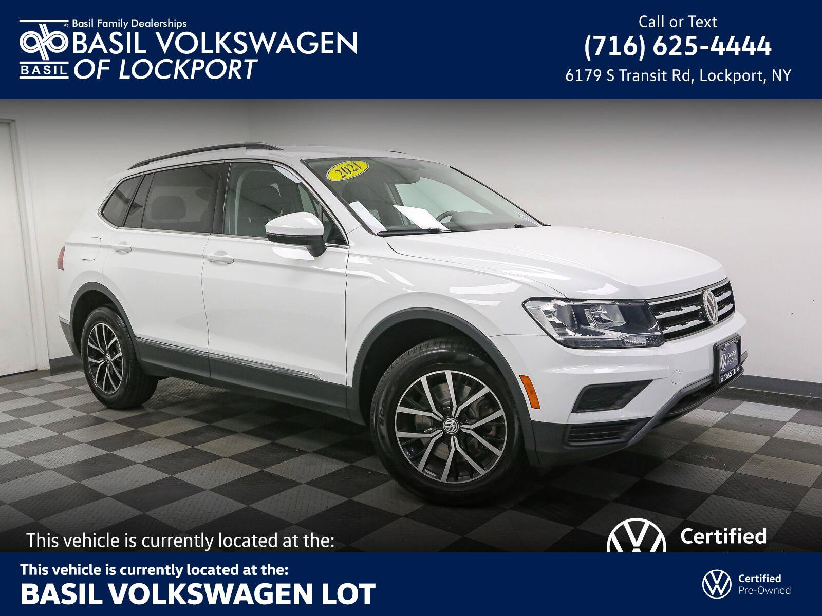 Certified 2021 Volkswagen Tiguan SE