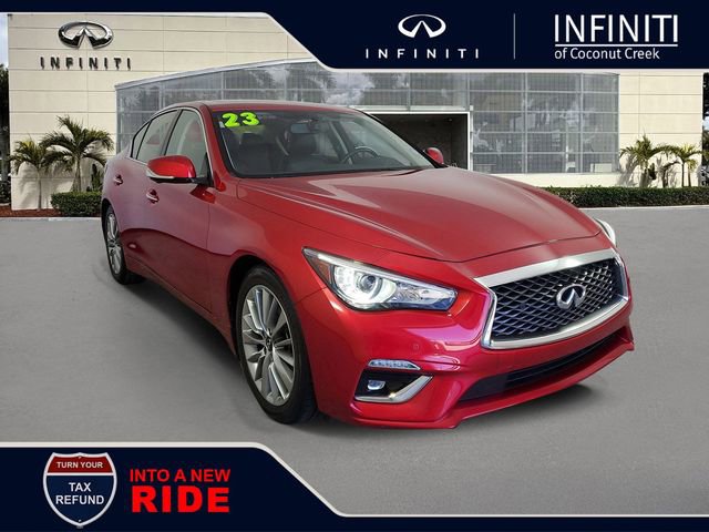 Used 2023 INFINITI Q50 Luxe w/ Cargo Package