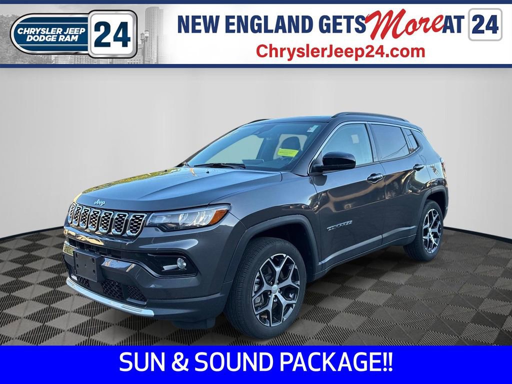 Certified 2024 Jeep Compass Limited w/ Sun and Sound Group