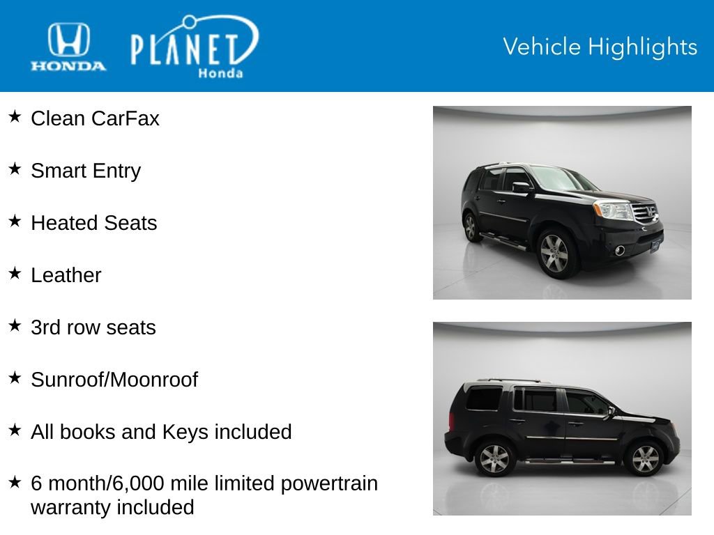 2014 Honda Pilot Touring