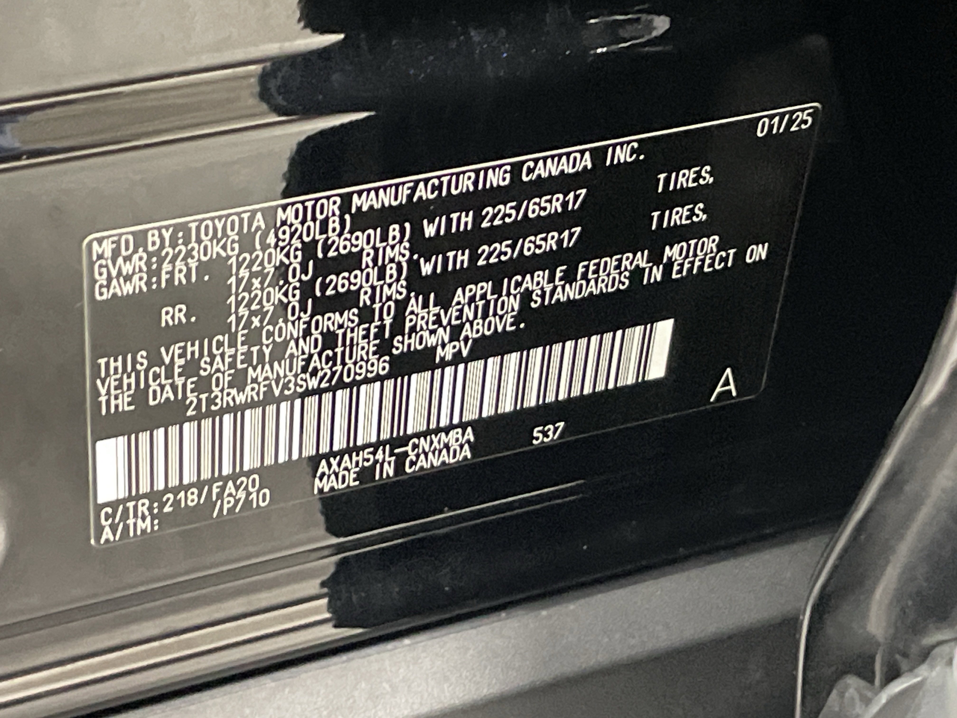 2025 Toyota Rav4 XLE