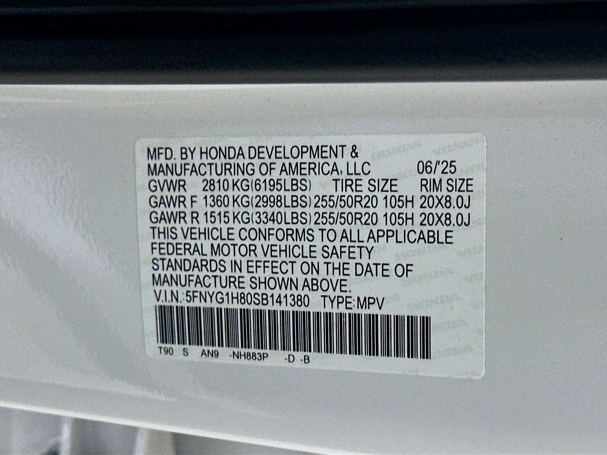 2025 Honda Pilot Elite