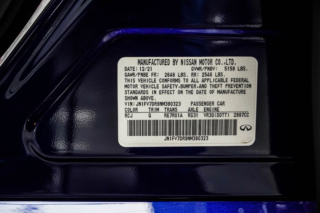 2022 INFINITI Q50 Red Sport 400