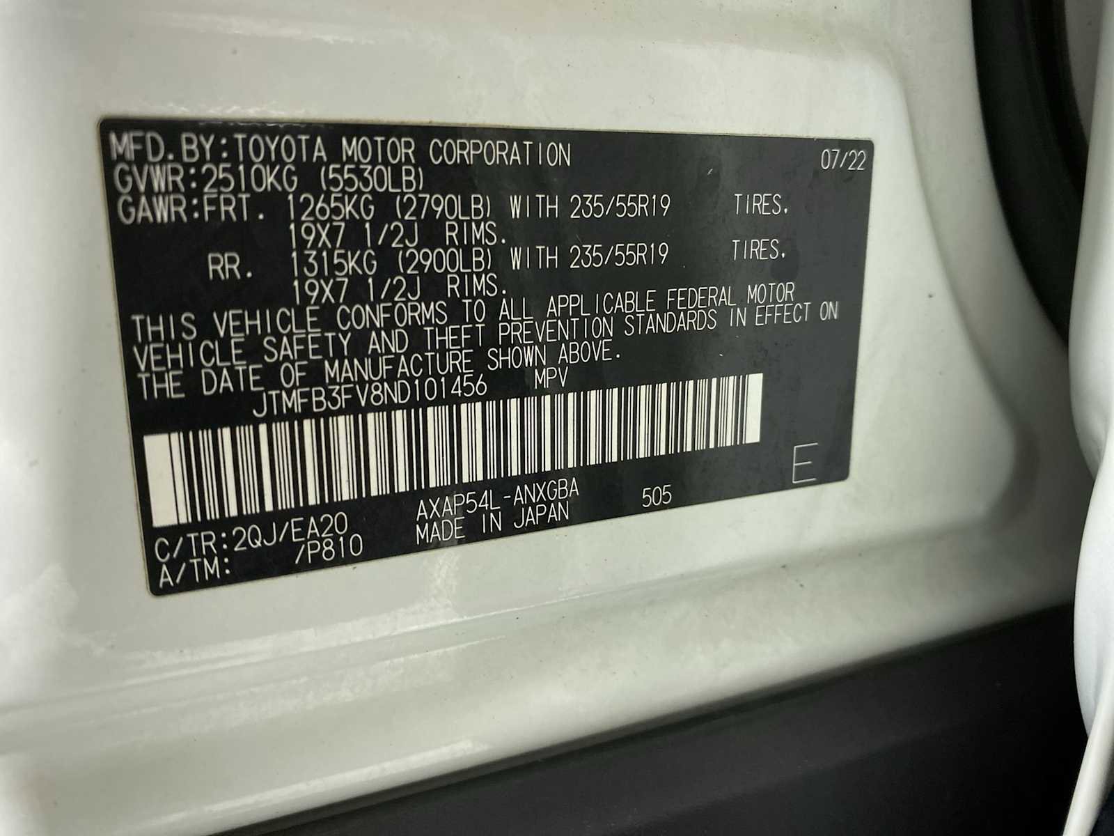 2022 Toyota RAV4 XSE