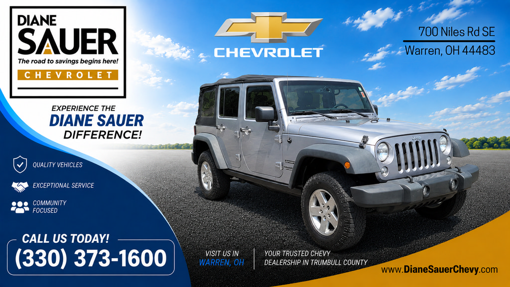 Used 2016 Jeep Wrangler Unlimited Sport w/ Quick Order Package 24S