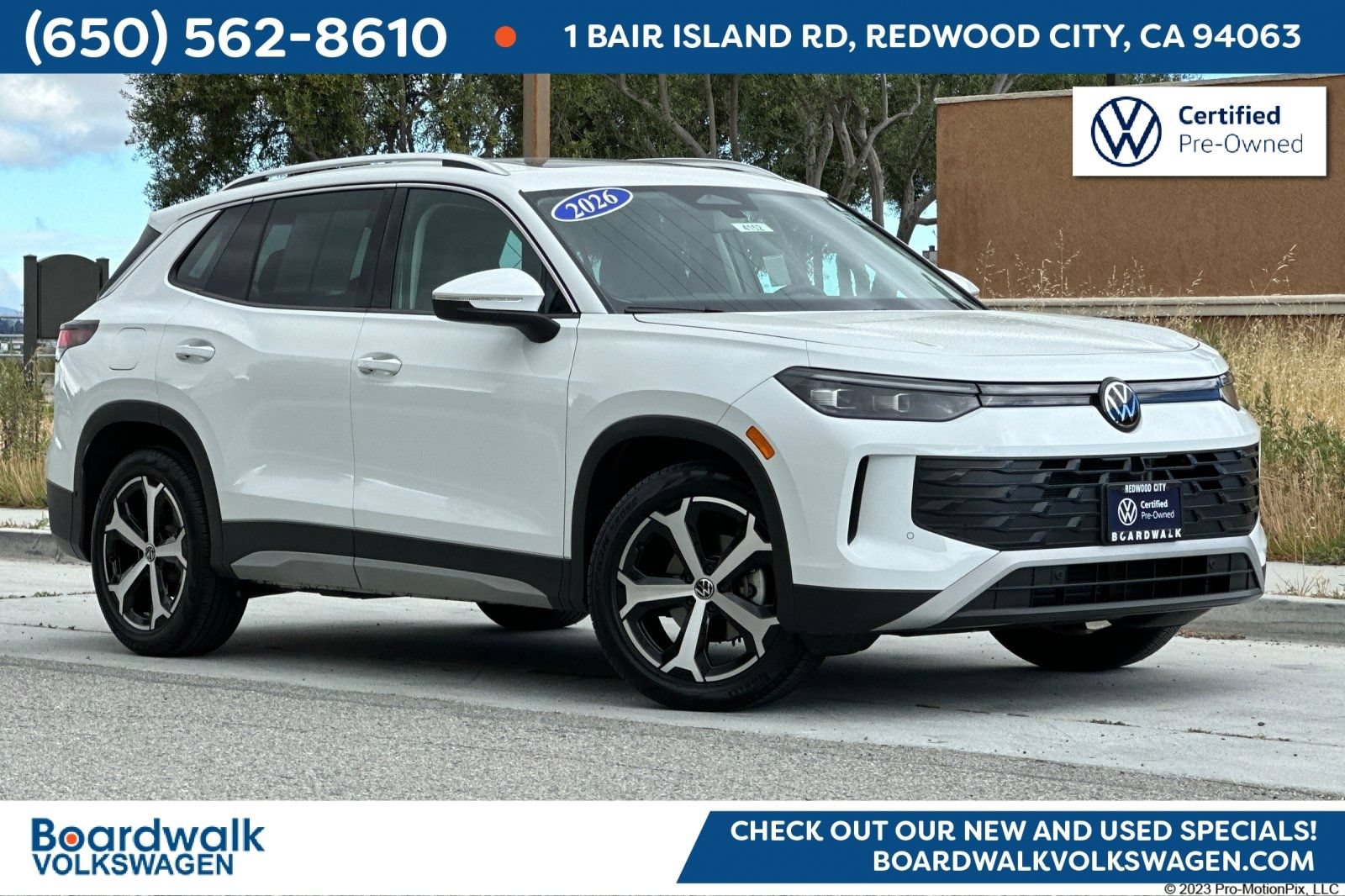 Certified 2026 Volkswagen Tiguan SE w/ Panoramic Sunroof Package