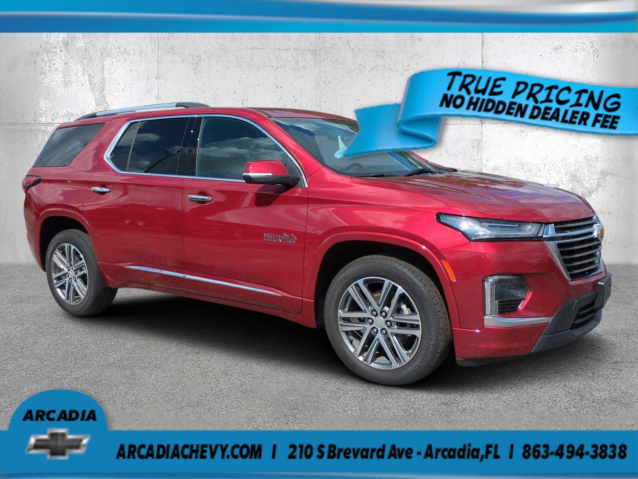 Certified 2023 Chevrolet Traverse High Country w/ LPO, Floor Liner Package