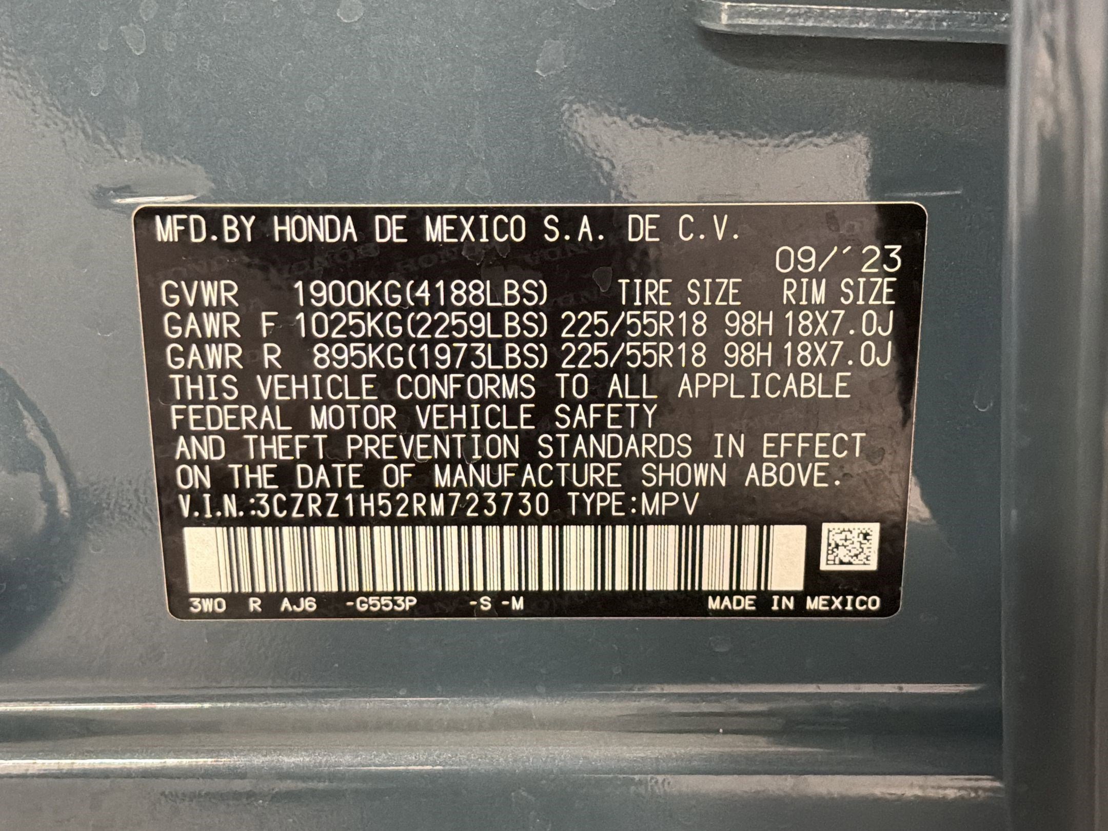 2024 Honda HR-V Sport