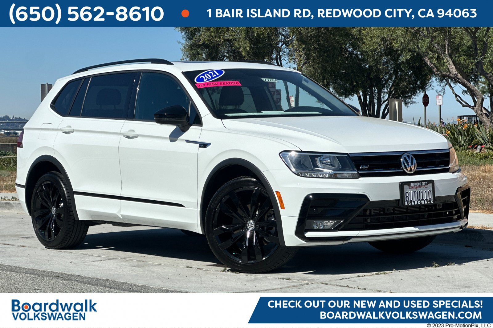 Used 2021 Volkswagen Tiguan SE R-Line w/ 3rd Row Seat Package