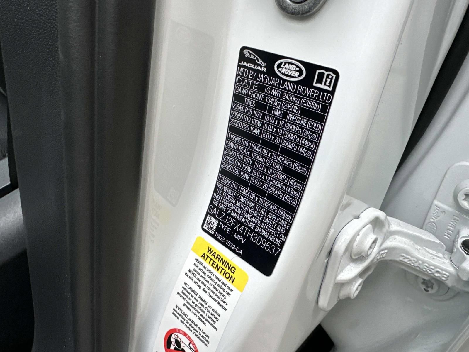 2026 Land Rover Range Rover Evoque S