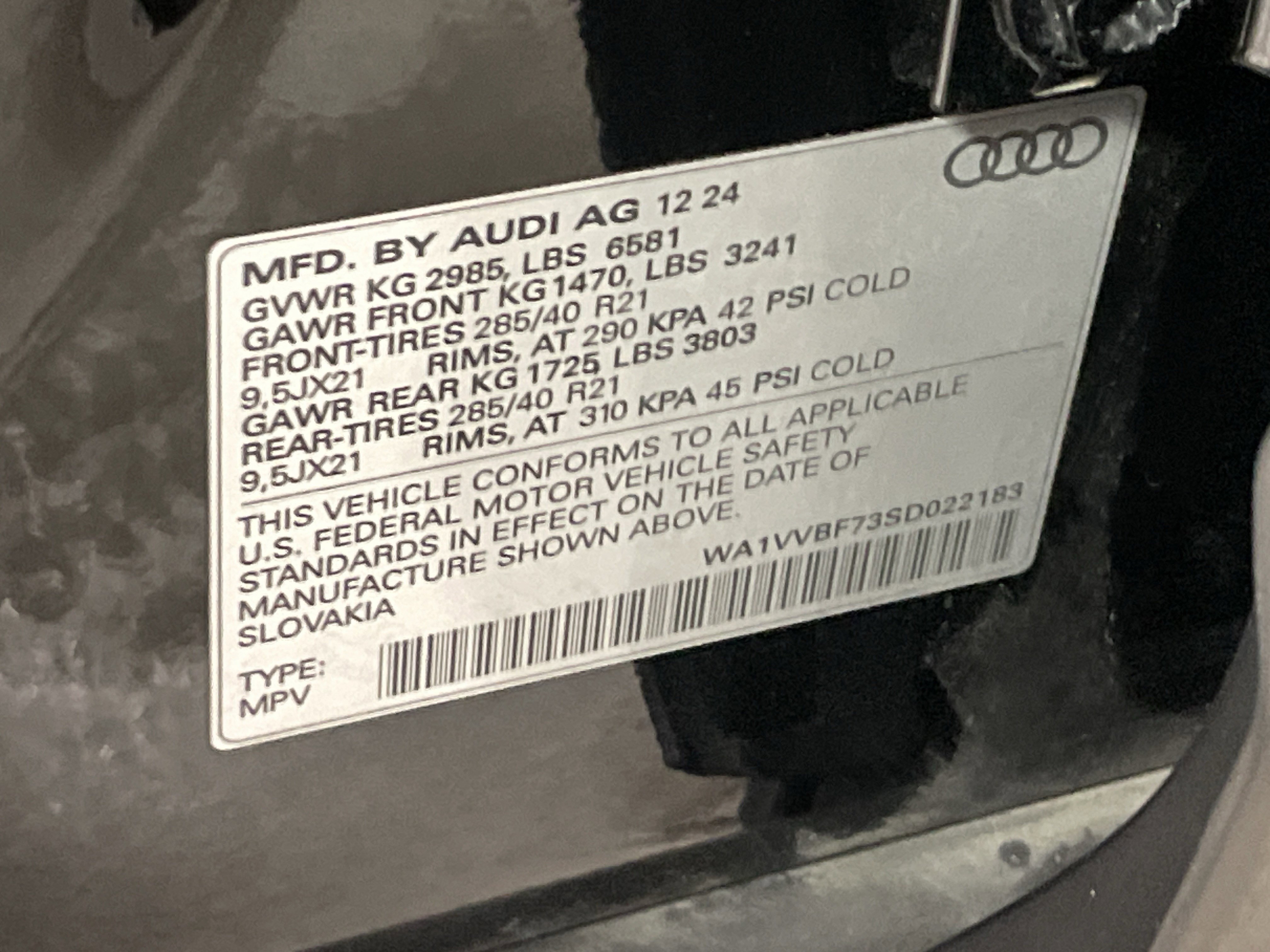 2025 Audi Q7 3.0T Prestige