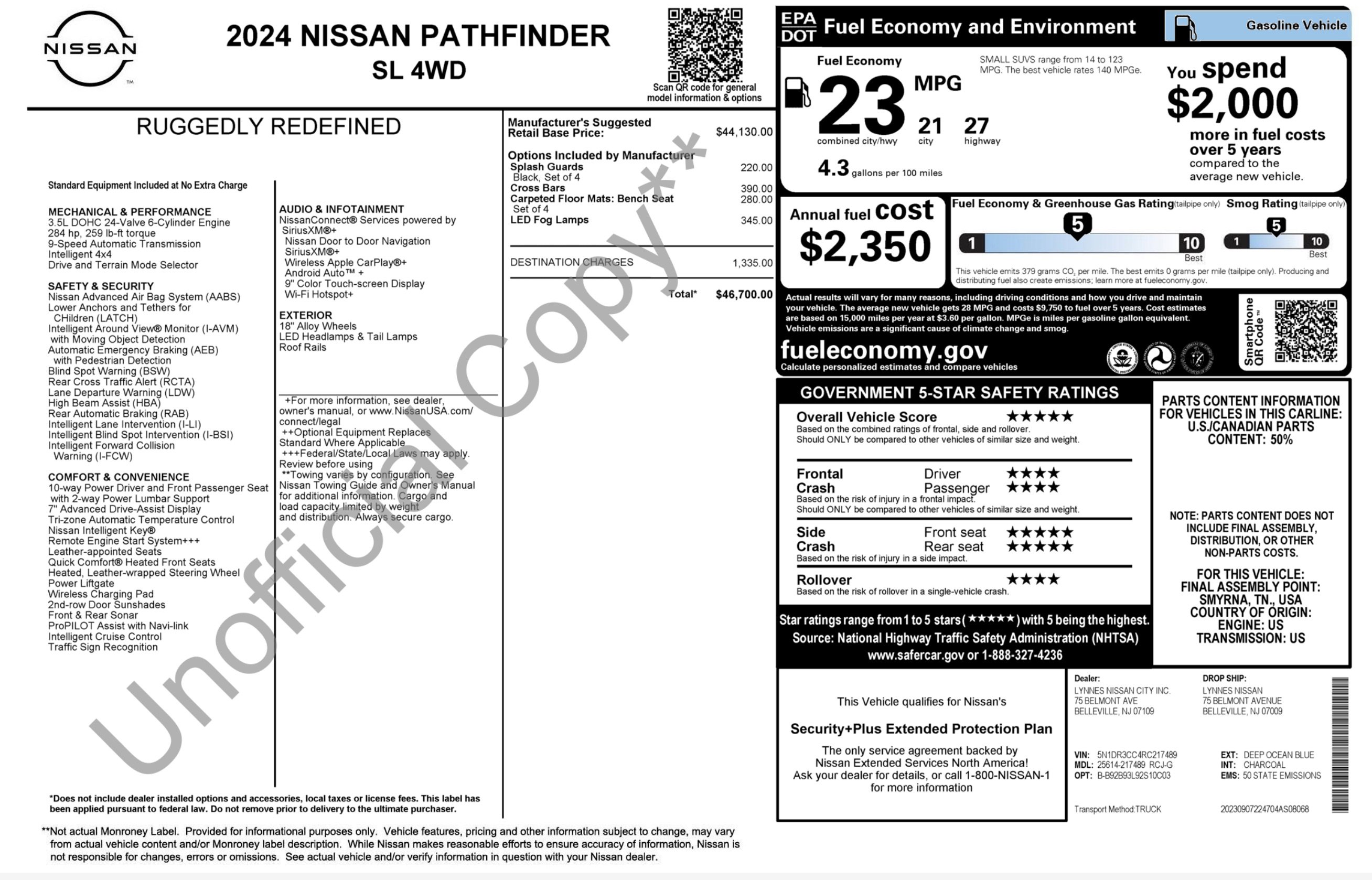 2024 Nissan Pathfinder SL