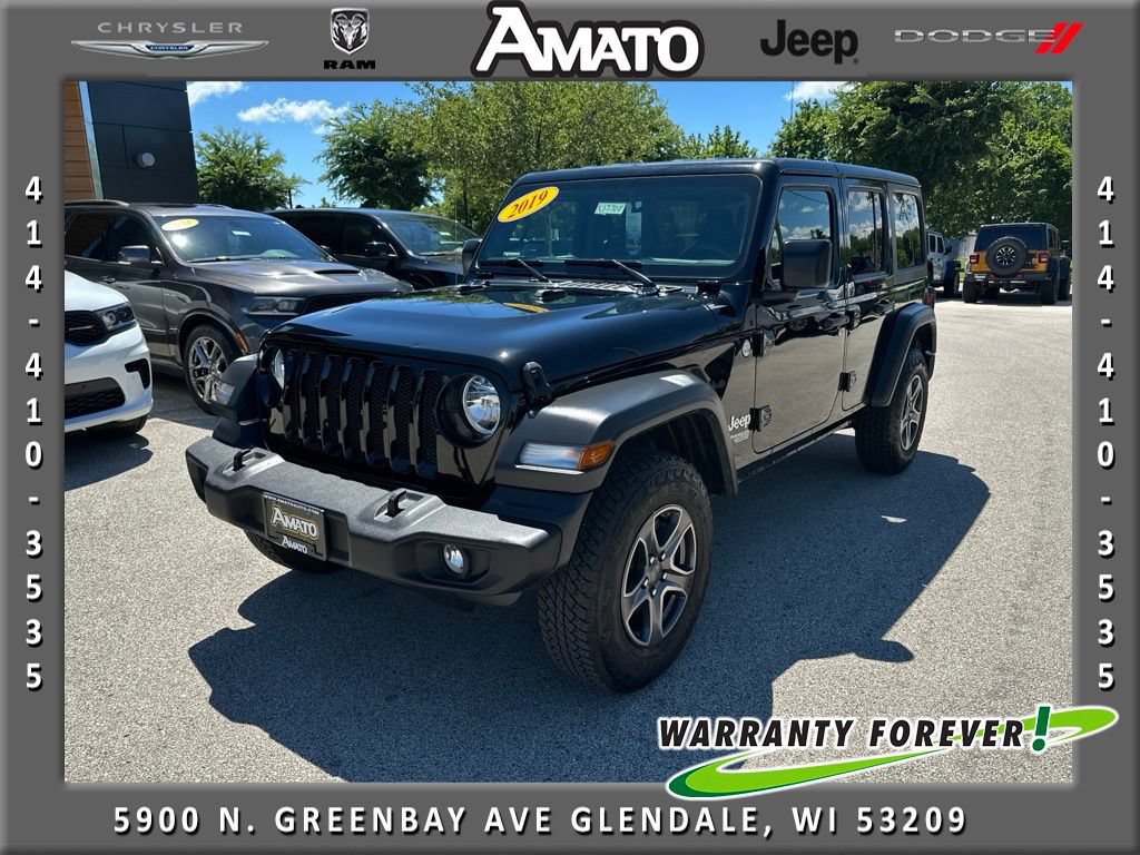Used 2019 Jeep Wrangler Unlimited Sport S