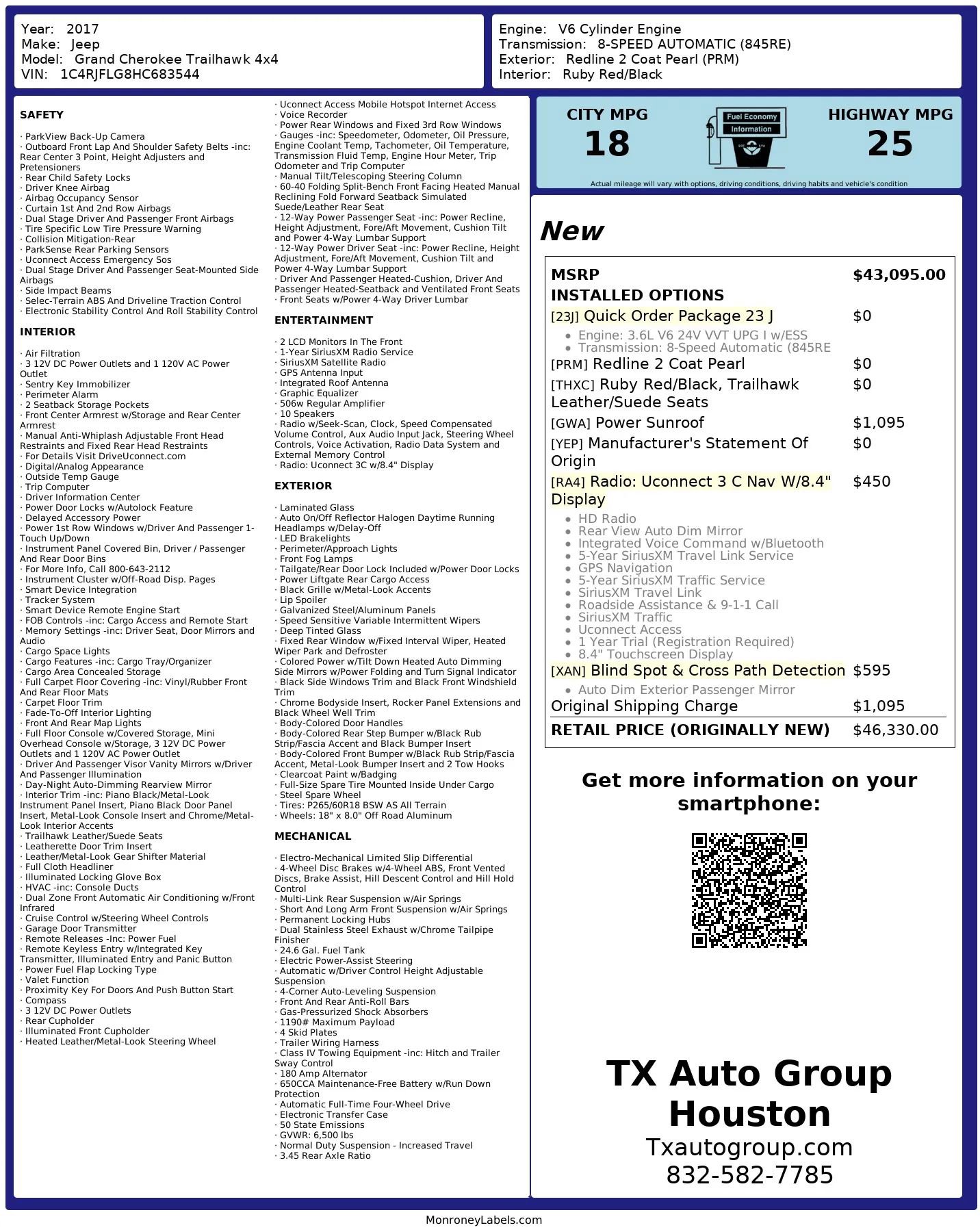 2017 Jeep Grand Cherokee Trailhawk