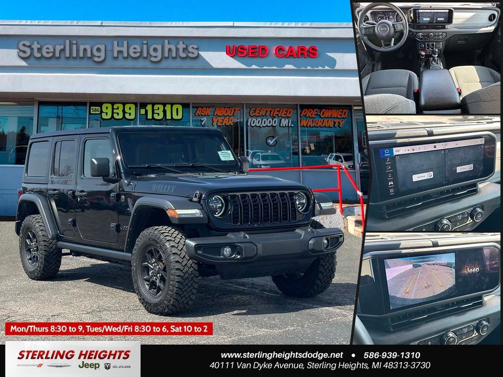 Certified 2024 Jeep Wrangler Willys