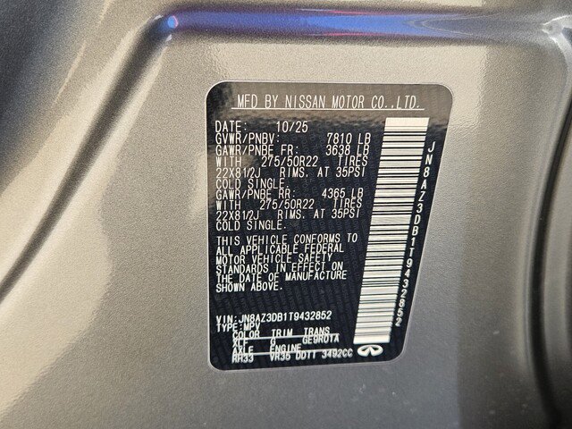 2026 INFINITI Qx80 4WD