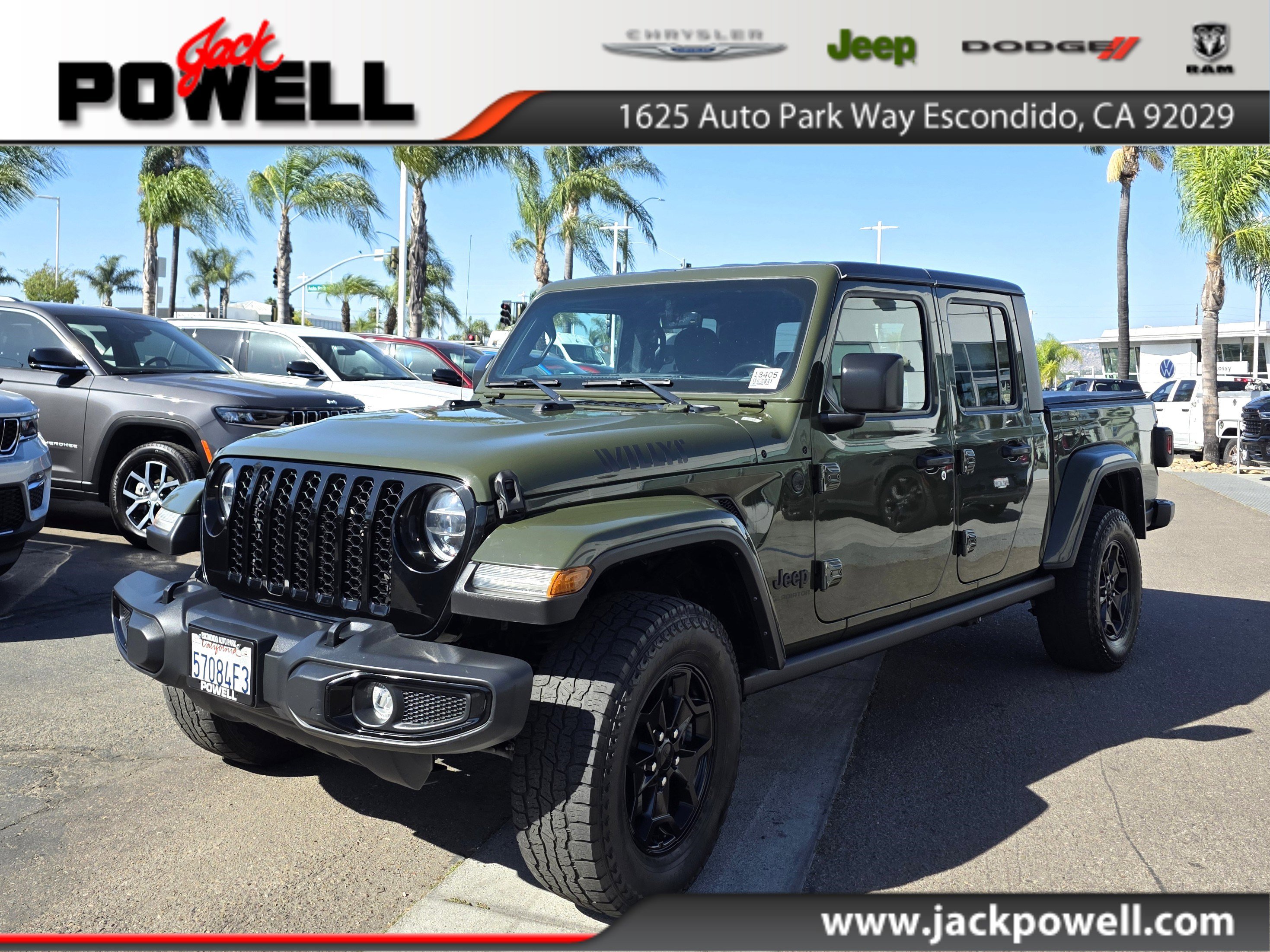Certified 2021 Jeep Gladiator Willys