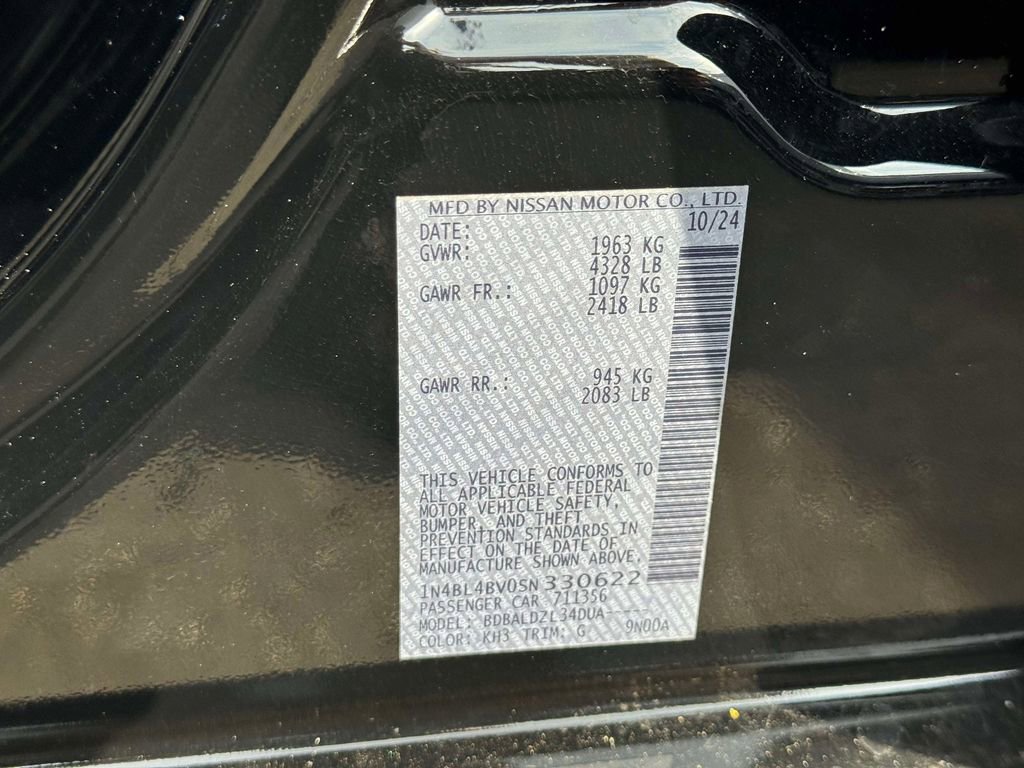 2025 Nissan Altima 2.5 S