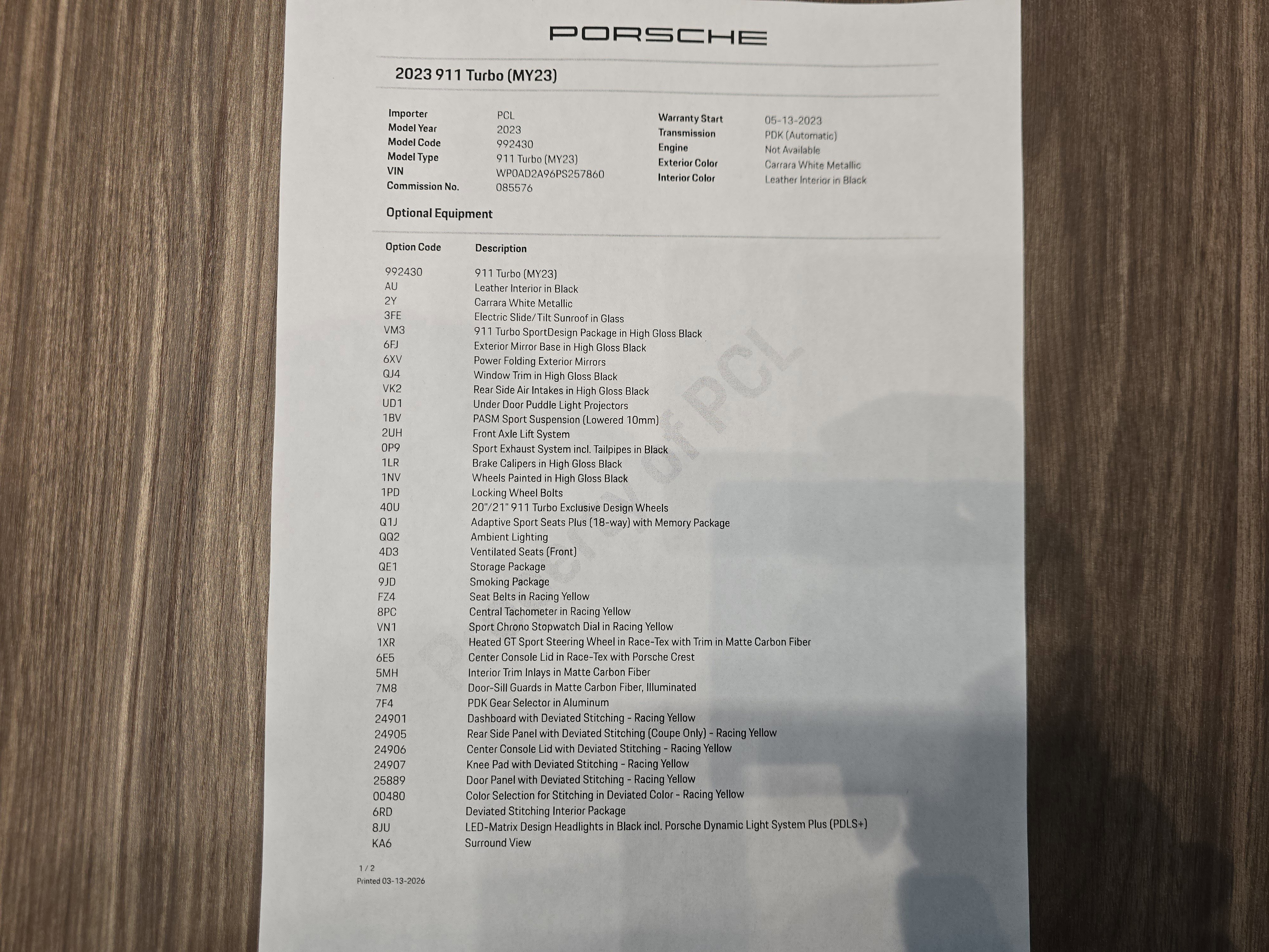 2023 Porsche 911 Turbo
