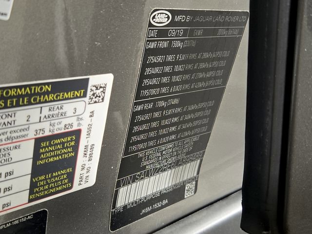 2020 Land Rover Range Rover Sport SVR