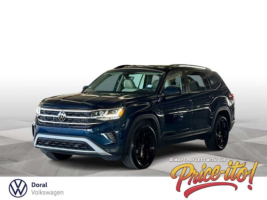 Certified 2023 Volkswagen Atlas SE w/ Black Wheel Package