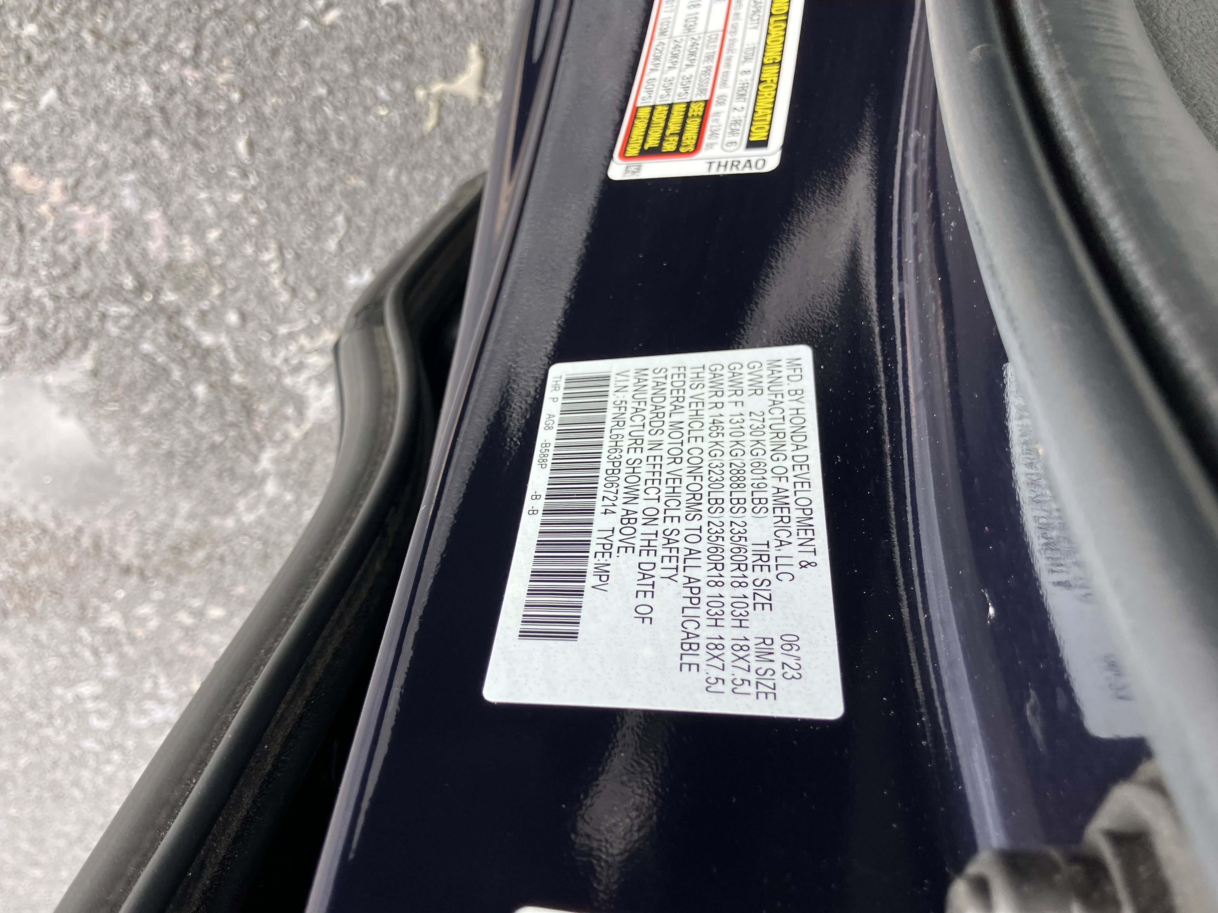 2023 Honda Odyssey EX-L