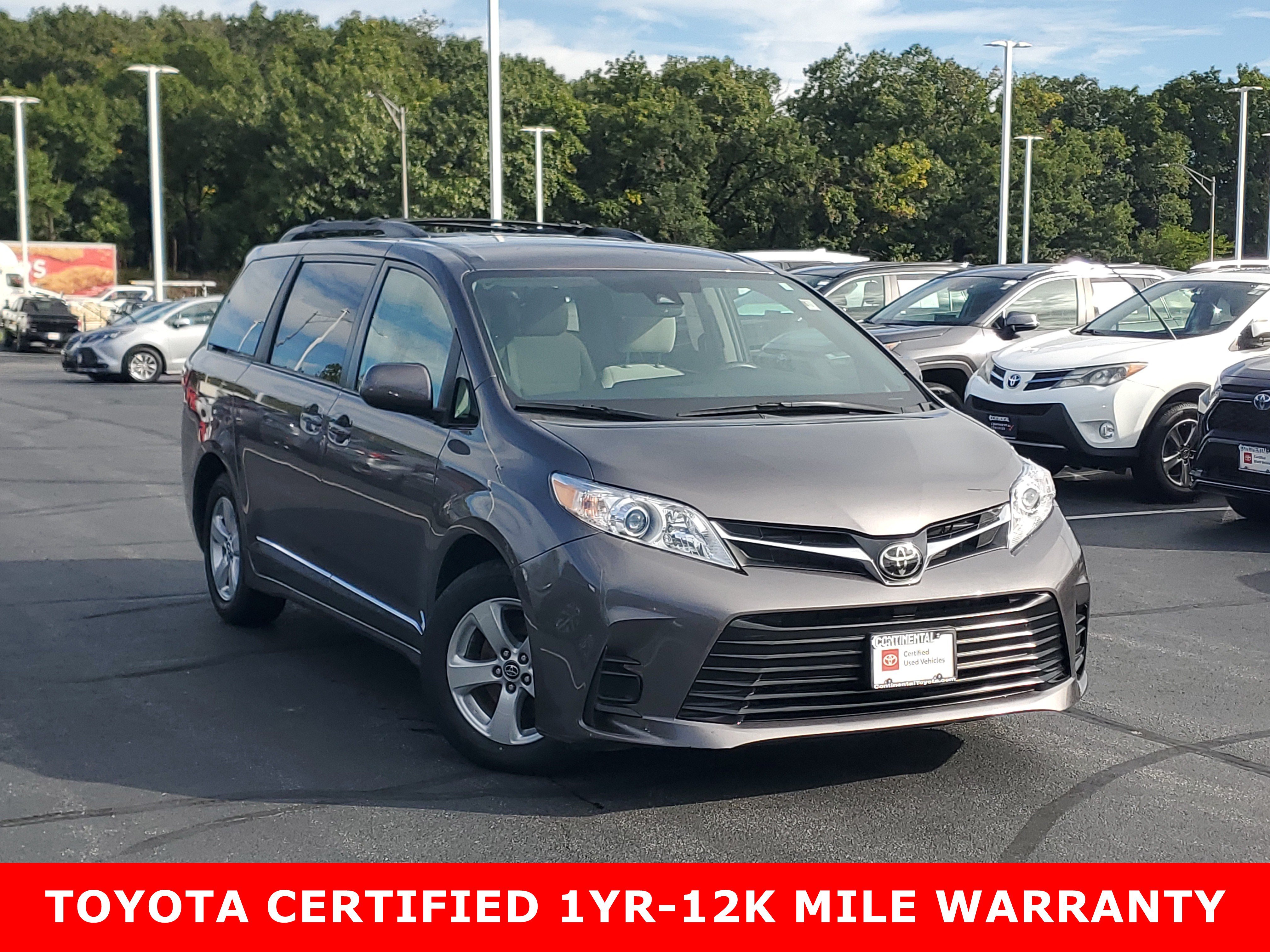 Certified 2019 Toyota Sienna LE
