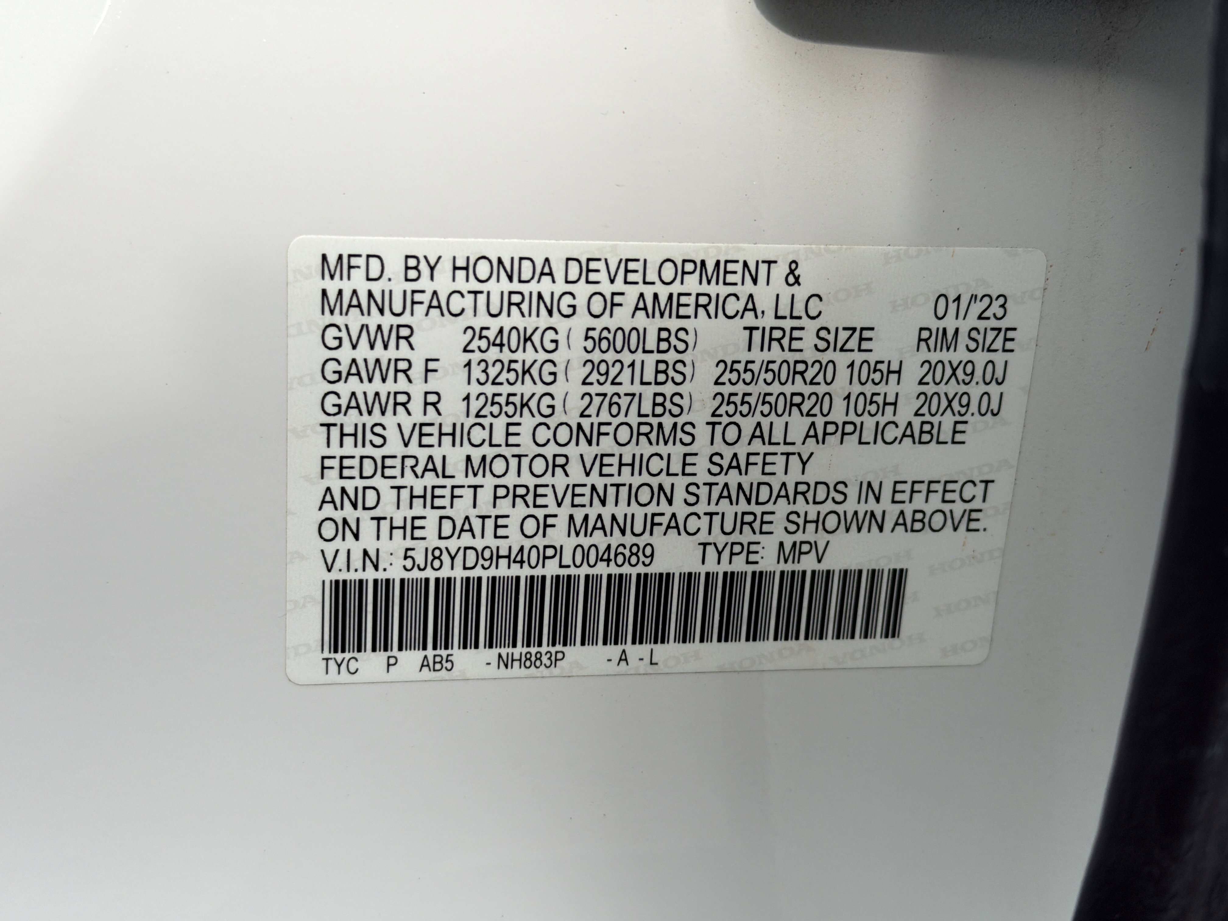 2023 Acura MDX FWD w/ Technology Package