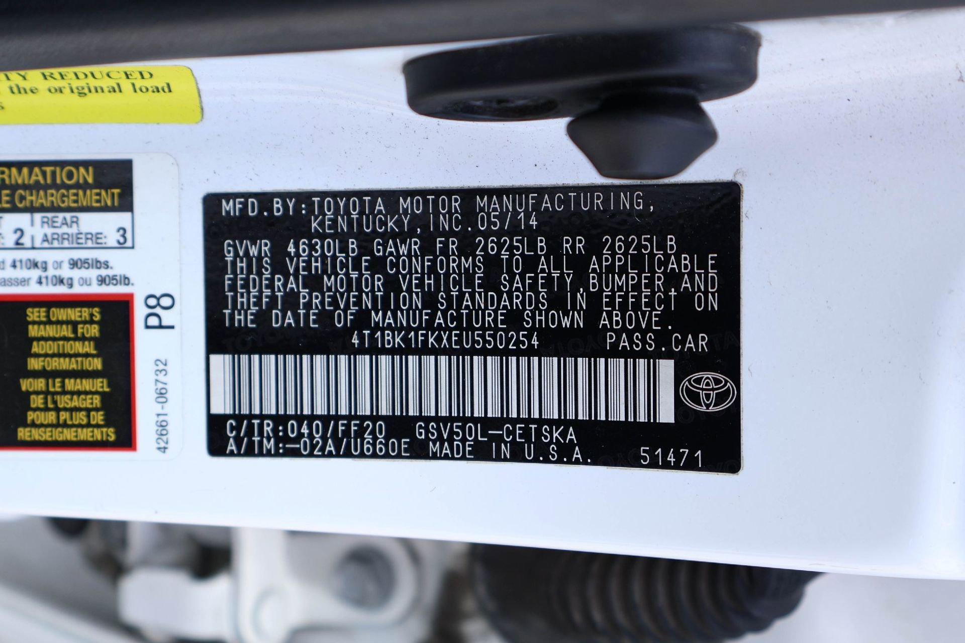 2014 Toyota Camry SE