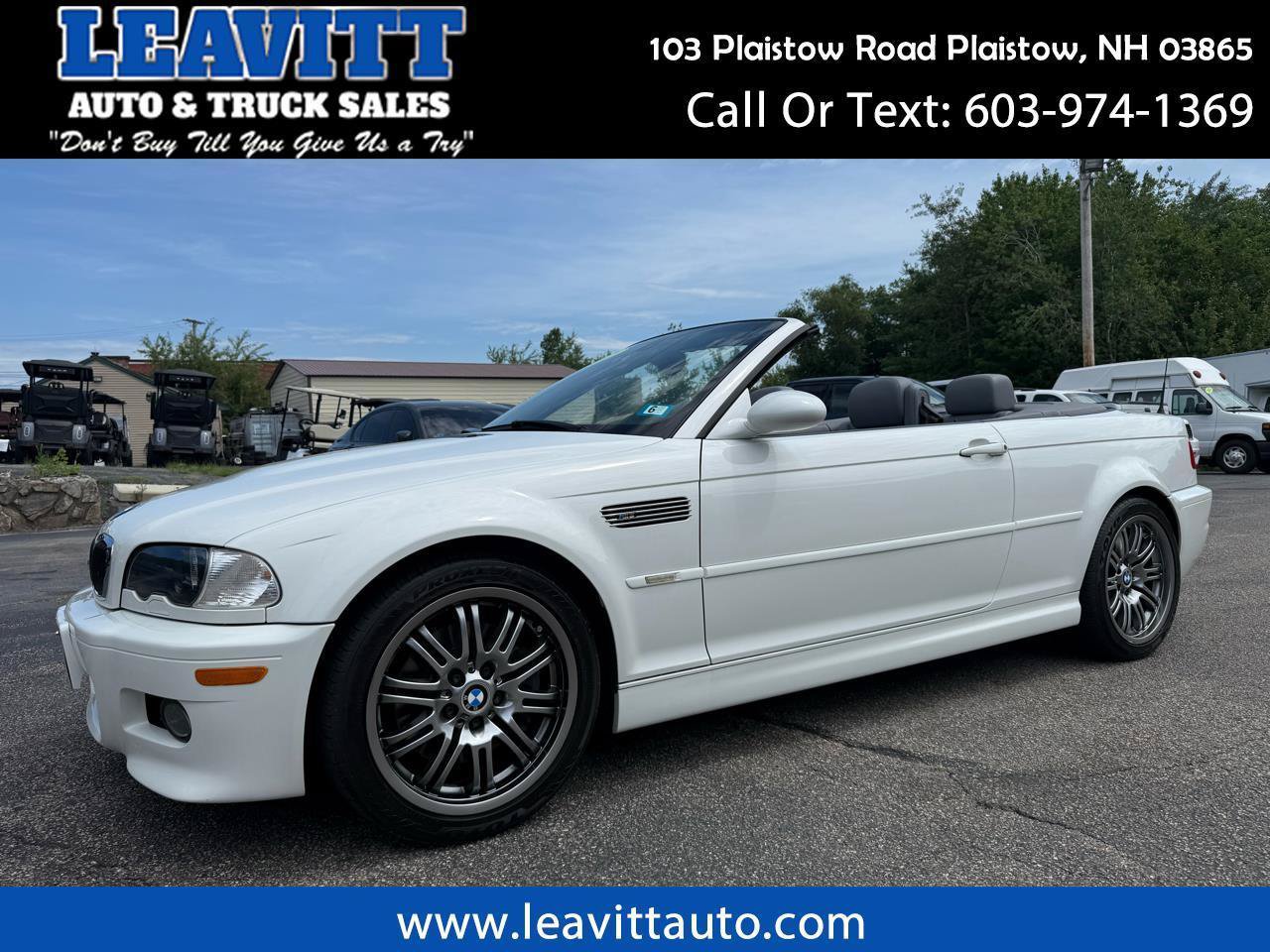 Used 2002 BMW M3 Convertible