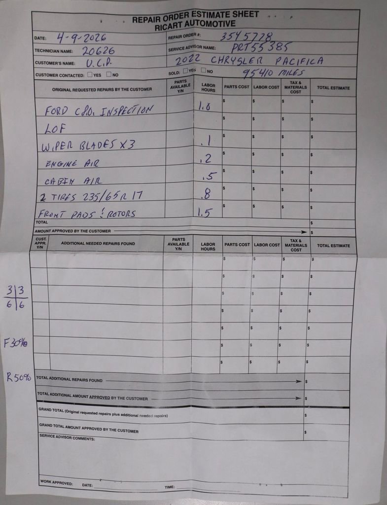 2022 Chrysler Pacifica Touring-L