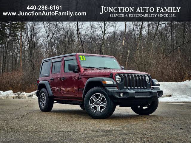 Certified 2021 Jeep Wrangler Unlimited Sport