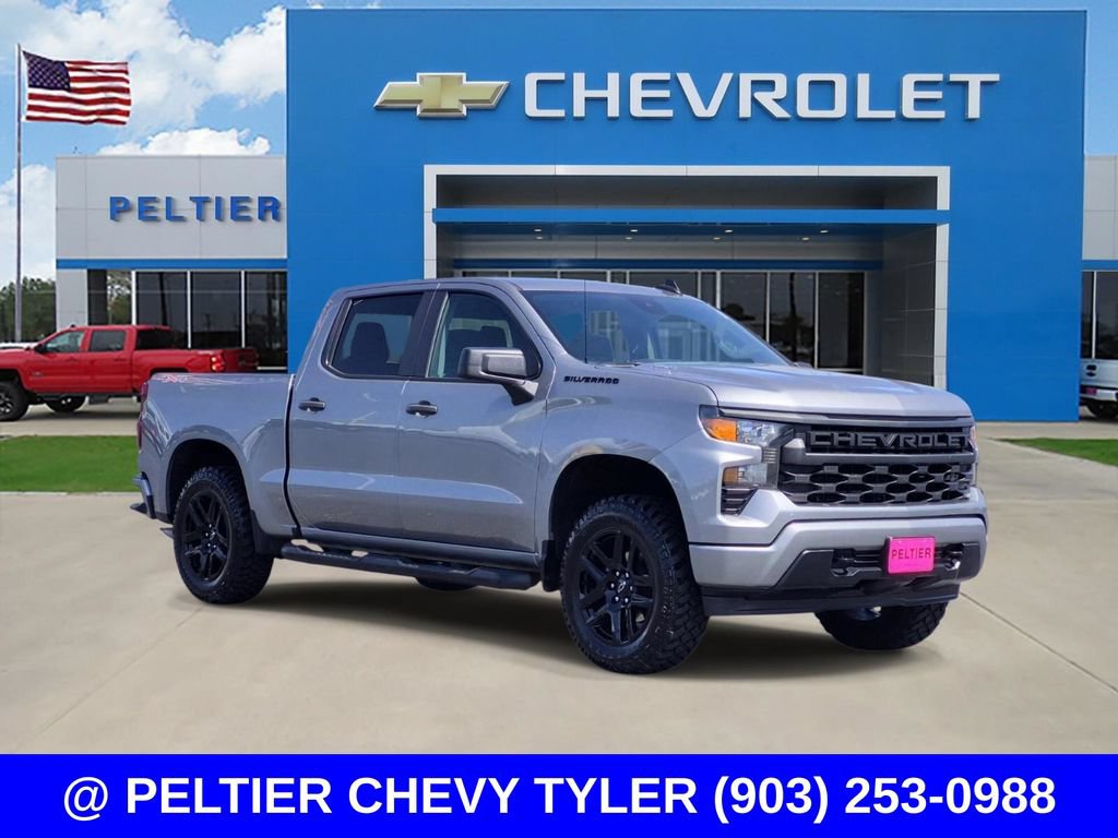Used 2024 Chevrolet Silverado 1500 Custom w/ Turbomax Blackout Package