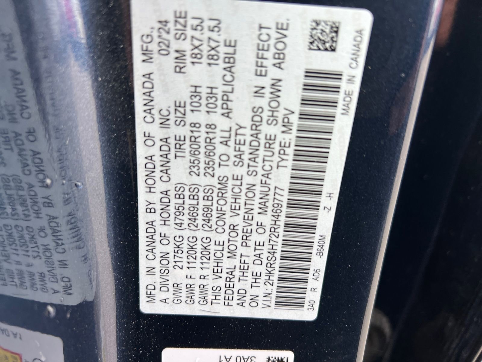 2024 Honda Cr-V EX-L