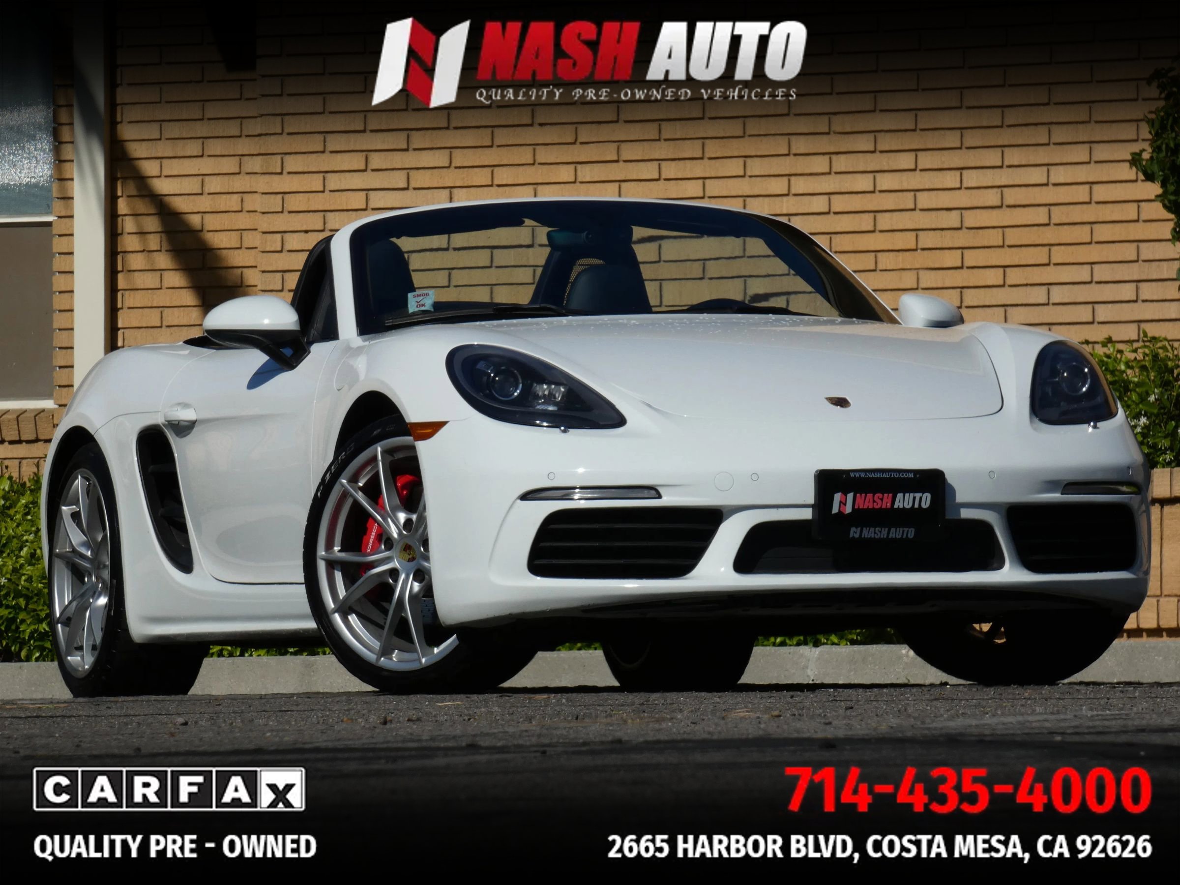 Used 2017 Porsche 718 Boxster S