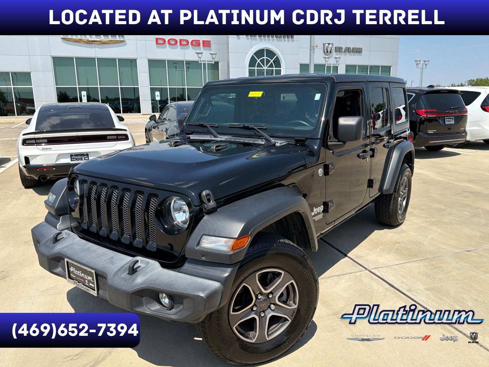 Used 2020 Jeep Wrangler Unlimited Sport S