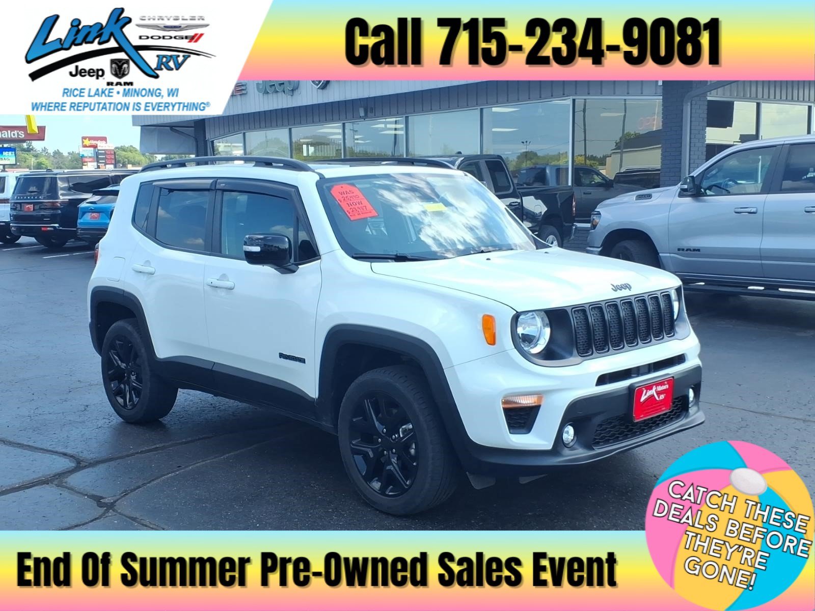 Used 2023 Jeep Renegade Altitude w/ Sun/Sound Group