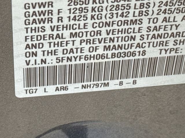 2020 Honda Pilot Elite