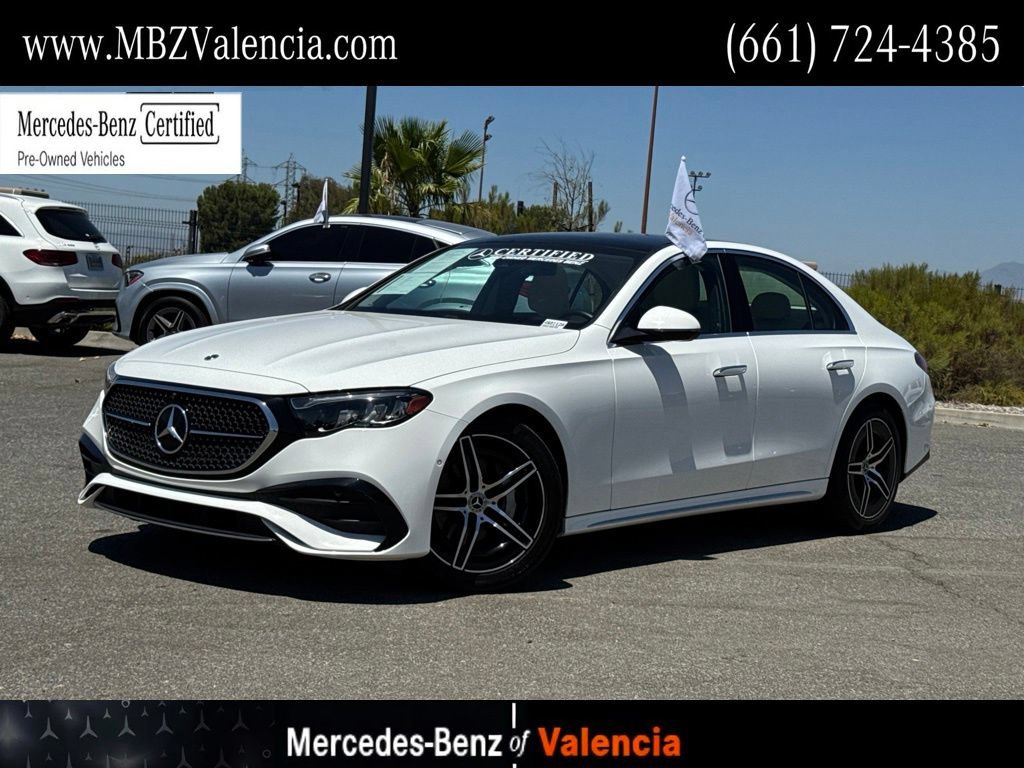Certified 2024 Mercedes-Benz E 350 4MATIC Sedan