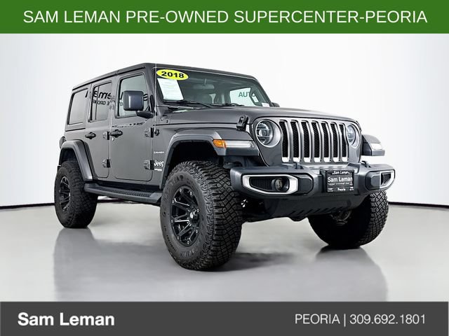 Used 2018 Jeep Wrangler Unlimited Sahara w/ LED Lighting Group