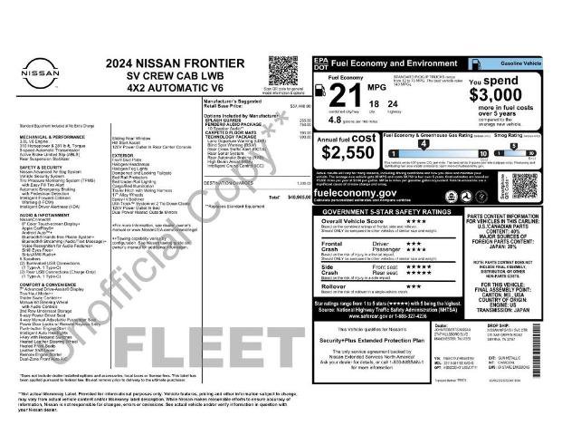 2024 Nissan Frontier SV